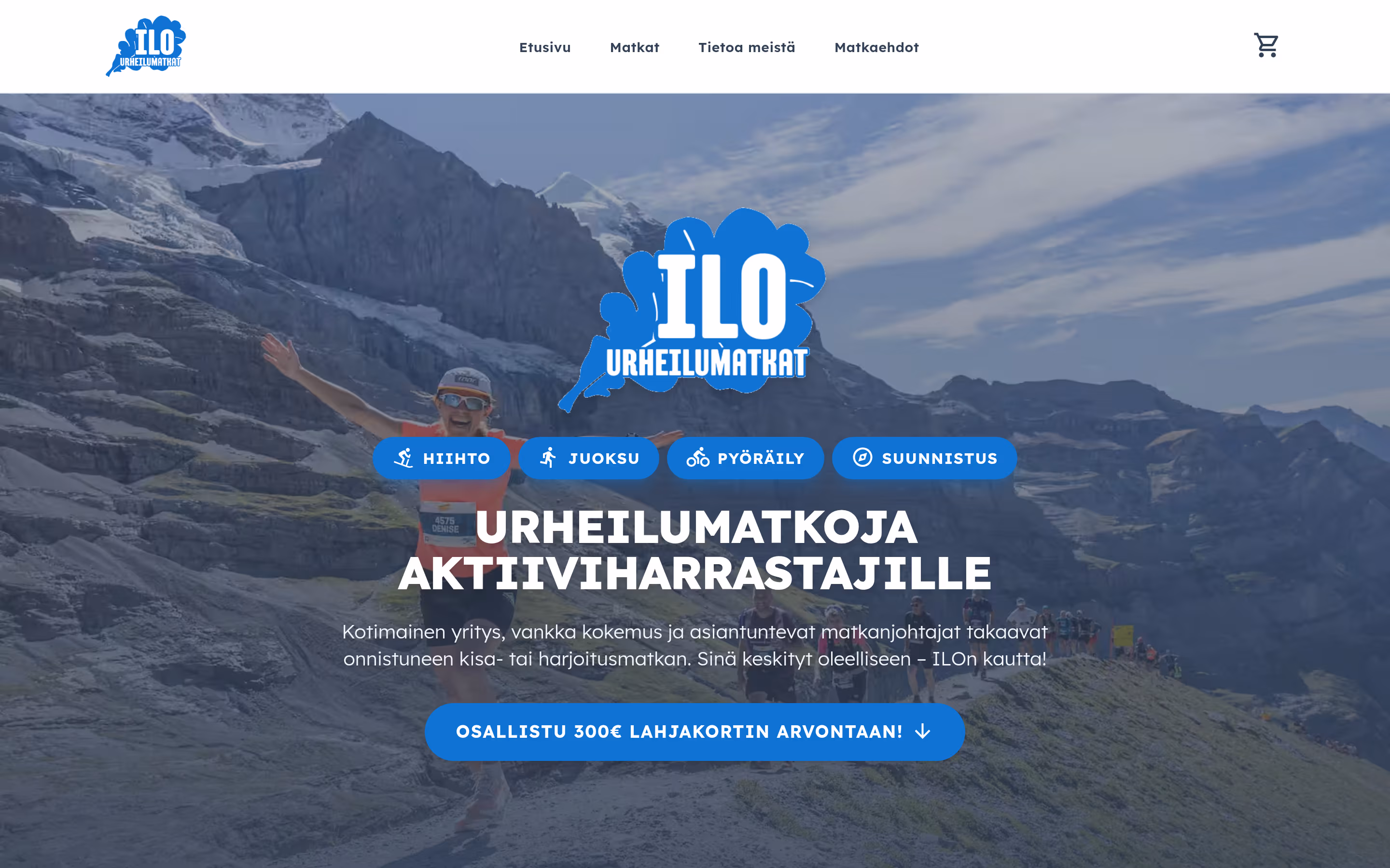 ILO Urheilumatkat — Urheilumatkojen varauskauppa