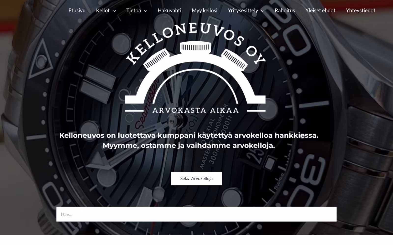 Kelloneuvos.fi — Premium-kellojen verkkokauppa